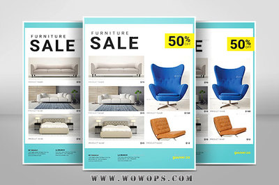 家具服装销售产品宣传海报下载